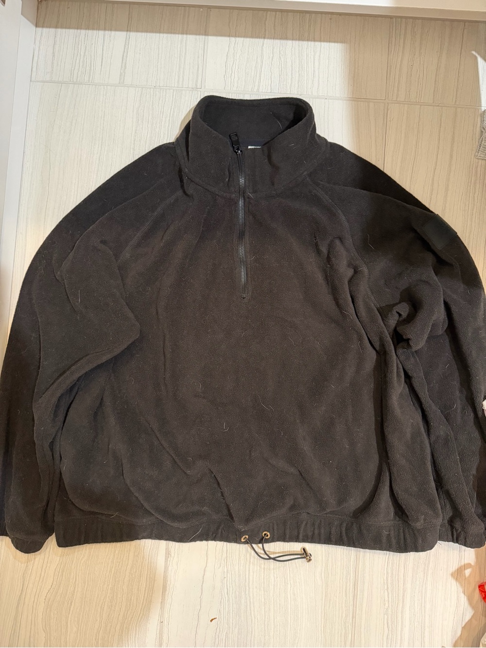 Women’s Half-Zip Fleece Pullover with Stand Collar